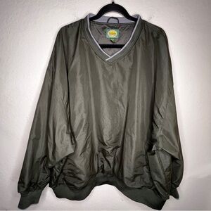 Cabela’s Green Pullover Jacket Windbreaker Golf Men’s 3XL Embroidered Logo